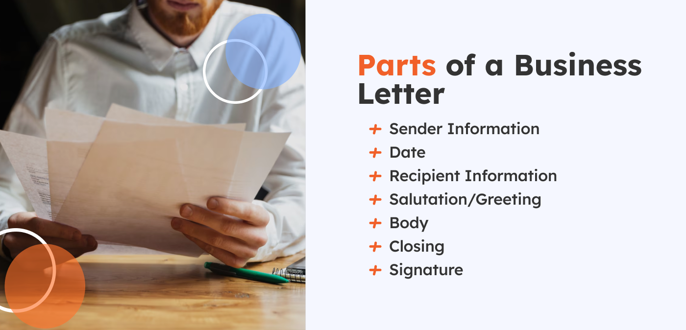 parts of a business letter