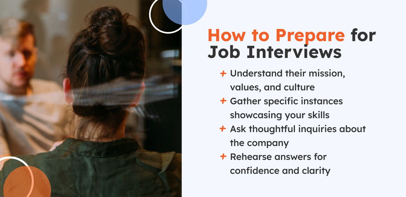 how to prepare for job interviews